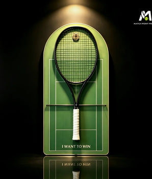 Green Tennis Racket Display Case – Wall Mount Frame for Tennis Collection (Excluding the racket）