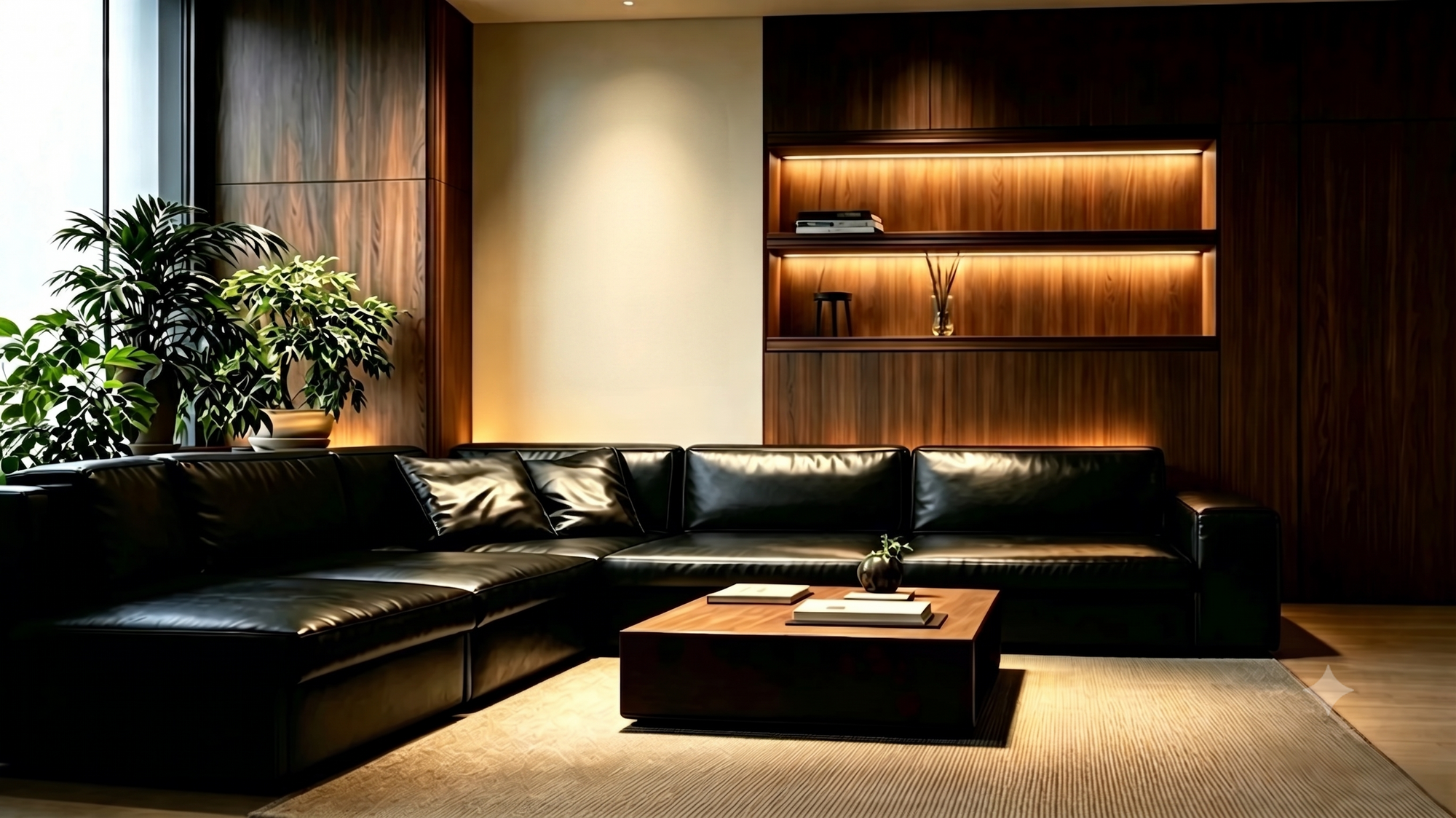 ❌ Plain living room wall
